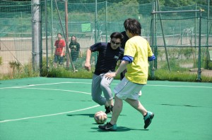 試合が始まるとこの表情！