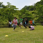 バトンが次の走者に渡されます！