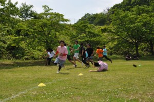 バトンが次の走者に渡されます！